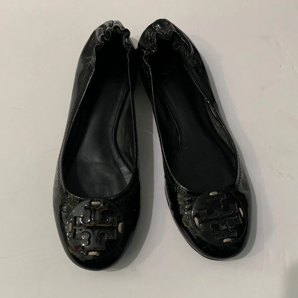 Tory Burch flats patent leather size 7.5